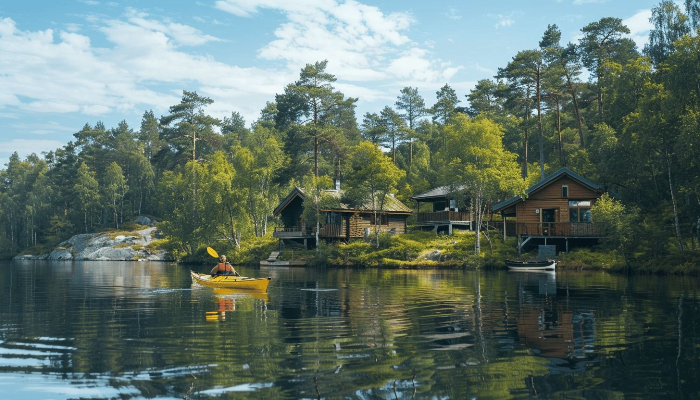 Naviguer sur les lacs de Finlande expériences originales et cabanes isolées
